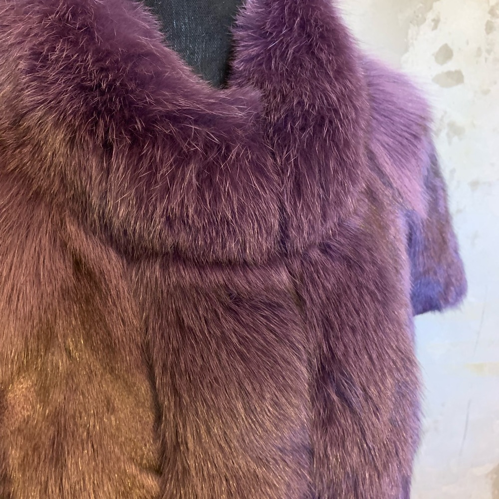 Women’s fur crop jacket